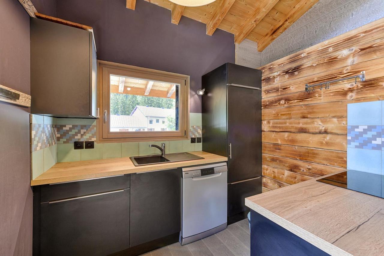 Chalet Le Petit Nicolas, Jacuzzi, Vue Mont Blanc Chamonix Bagian luar foto