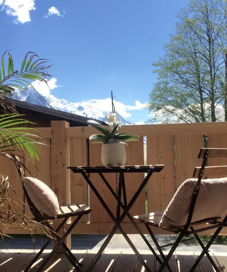 Chalet Le Petit Nicolas, Jacuzzi, Vue Mont Blanc Chamonix Bagian luar foto