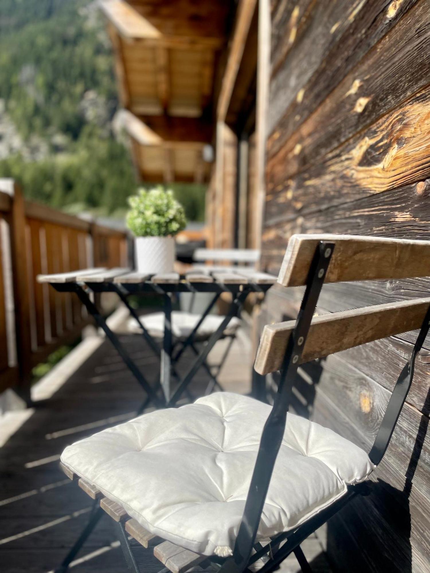 Chalet Le Petit Nicolas, Jacuzzi, Vue Mont Blanc Chamonix Bagian luar foto